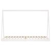 vidaXL Giroletto per Bambini Bianco 90x200cm in Legno Massello di Pino