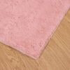 vidaXL Tappeto in Pelliccia Sintetica di Coniglio Olite Rosa