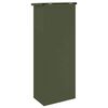 vidaXL Cassetta per pacchi Oliver verde 44,5 x 29 x 110,5 cm Acciaio