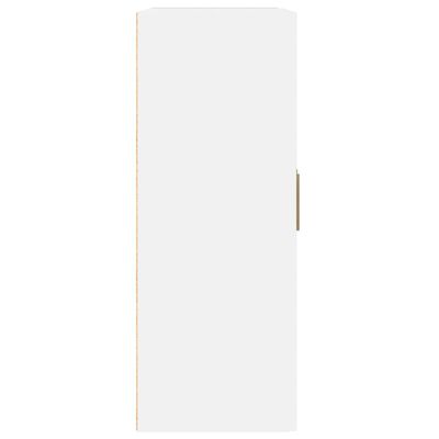 vidaXL Mobile a Parete Bianco 69,5x32,5x90 cm in Legno Multistrato