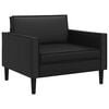 vidaXL Poltrona XL Nero Similpelle