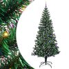 vidaXL Albero di Natale artificiale con luci integrate Verde 240 cm