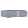 vidaXL Fioriera da Giardino Grigia 150x100 cm Legno Massello di Pino