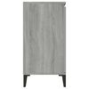 vidaXL Credenza Grigio Sonoma 102x35x70 cm in Legno Multistrato