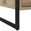 vidaXL Comodino Sonoma 50 x 39,5 x 50 cm Legno multistrato