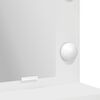 vidaXL Tavolo da Trucco Bianco 50 x 41 x 135 cm Legno multistrato