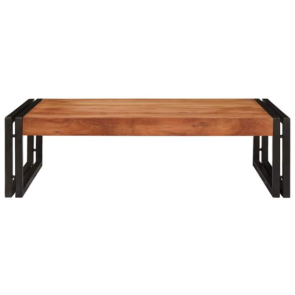 vidaXL Mensola da bagno con lo scaffale Marrone 80 x 50 x 23 cm