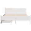 vidaXL Letto senza Materasso Bianco 120x190 cm Legno Massello di Pino