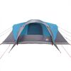 vidaXL Tenda da Campeggio a Cupola per 4 Persone Blu Impermeabile