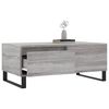 vidaXL Tavolino Salotto Grigio Sonoma 90x50x36,5 cm Legno Multistrato