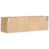 vidaXL Mobile TV da parete rovere artigianale 100 x 30 x 30 cm