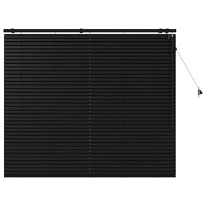 vidaXL Tenda Veneziana Nero 150 x 130 cm 35 mm