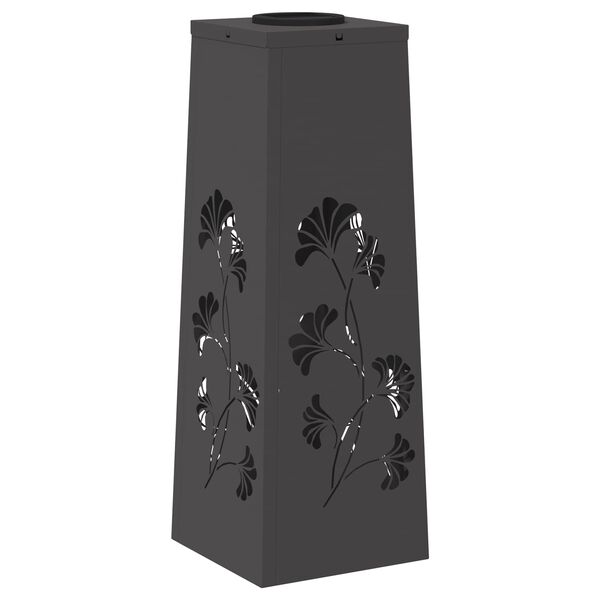 vidaXL Faro LED solare per sentieri 2 pcs Nero