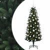 vidaXL Albero di Natale Artificiale con Palline 120 cm 150 LED