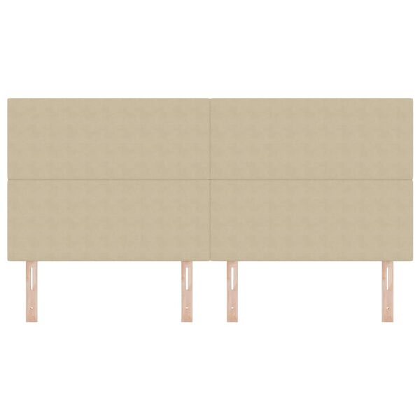 vidaXL Testiera Grigio Verde Chiaro 200 cm Pelle Sintetica