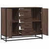 vidaXL Credenza Rovere Marrone 92x35x76 cm in Legno Multistrato