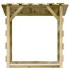 vidaXL Pergola con Tetto 100x90x100 cm in Legno di Pino Impregnato