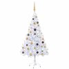 vidaXL Albero di Natale Preilluminato con Palline 150 cm 380 Rami