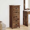 vidaXL Cassettiera Marrone 45 x 35 x 110 cm Legno di teak solido