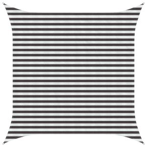 vidaXL Telo Ombra Antracite e Bianco 3,6 x 3,6 m HDPE