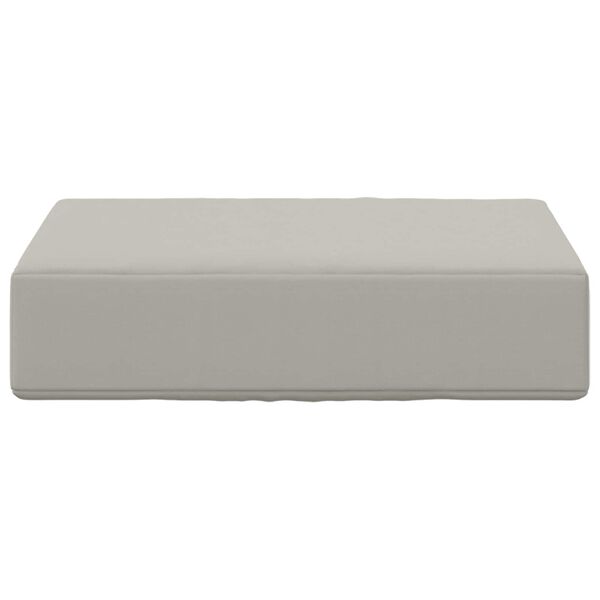 vidaXL Cuscino da Sedia Esterno Grigio 40 x 40 x 8 cm 100% Poliestere