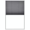 vidaXL Zanzariera Plissettata per Finestre in Alluminio 80x120 cm