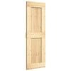 vidaXL Porta Scorrevole con Set Hardware 70x210 cm Legno Massello Pino