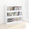vidaXL Libreria/Divisorio Bianco Lucido 100x30x103 cm