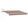 vidaXL Tenda retrattile Tortora 500 &times; 300 cm Poliestere