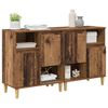 vidaXL Sideboards 2 pcs Legno vecchio 60 x 35 x 70 cm