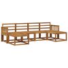 vidaXL Set di divani da esterno 6 pcs Naturale