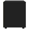 vidaXL Armadio Nero 60 x 48 x 57 cm Legno multistrato