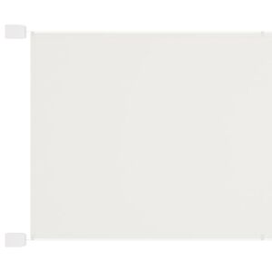 vidaXL Paravento Verticale Bianco 140x420 cm Tessuto Oxford