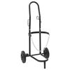 vidaXL Carrello Manuale Nero e Rosso 49 x 49 x 101 cm Acciaio