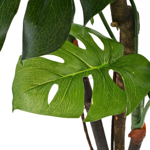 vidaXL Pianta Artificiale di Monstera con Vaso 70 cm Verde