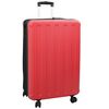 vidaXL Valigia con blocco Rosso 50 x 30 x 76 cm Plastica ABS