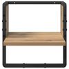 vidaXL Scaffale da parete Rovere Artigianale 30 x 25 x 30 cm