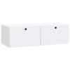 vidaXL Mobile Porta TV da Muro 98 x 41 x 30 cm Bianco