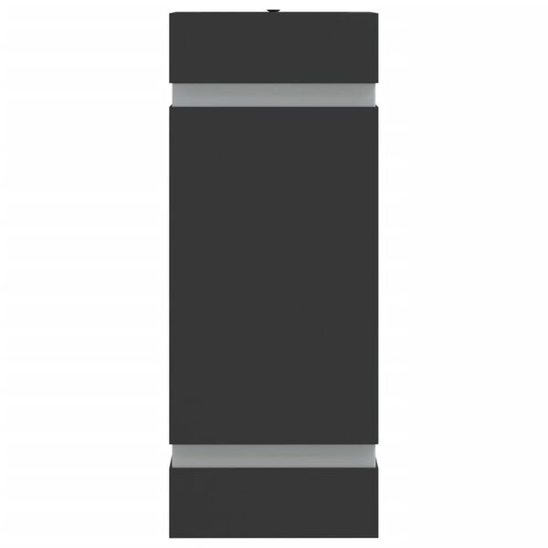 vidaXL Applique da Esterno Nera in Acciaio Inossidabile