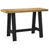 vidaXL Scrivania NOAIN Gambe a Forma di A 120x50x75 cm Legno Massello