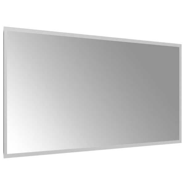 vidaXL Specchio da Bagno con Luci LED 100x50 cm