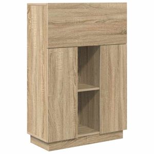 vidaXL Scrivania Rovere Sonoma 71,5 x 31,5 x 106,5 cm