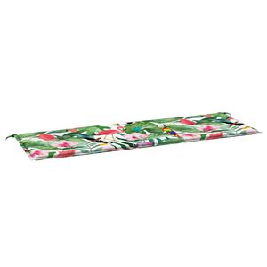vidaXL Cuscino Panca Giardino Multicolore 150x50x4cm in Tessuto Oxford