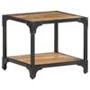 vidaXL Tavolino da Salotto 40x40x36 cm Legno Massello di Mango Grezzo