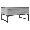 vidaXL Tavolino Salotto Grigio Sonoma 70x50x40 cm Multistrato Metallo