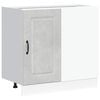 vidaXL Base da Cucina Kalmar Grigio Cemento in Legno Multistrato
