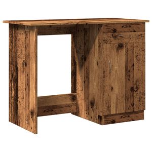 vidaXL Scrivania Legno Antico 100x50x76 cm in Legno Multistrato