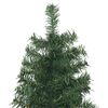 vidaXL Albero di Natale Sottile con Base 300 cm in PVC