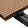 vidaXL Pavimento da Deck 4 pcs Teak riciclato WPC