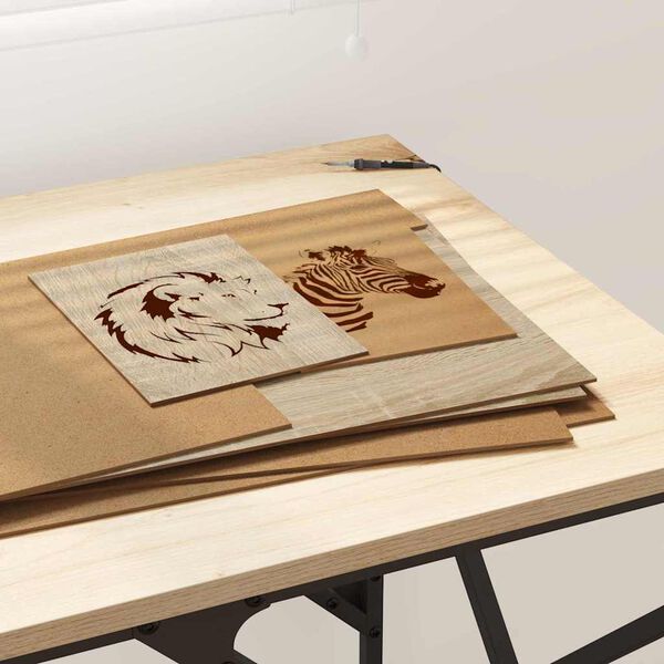 vidaXL Pannelli decorativi 12 pcs rovere sonoma 30 x 42 x 0.3 cm